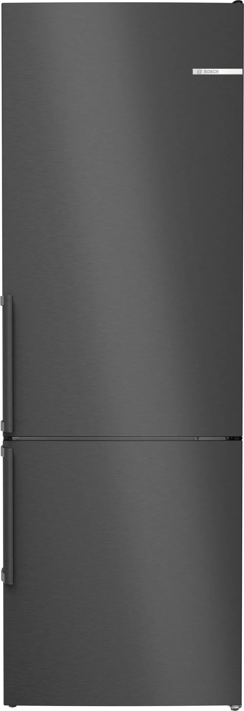 BOSCH KGN49VXDT Series 4 Freestanding Bottom Mount Refrigerator 203 x 70 cm Brushed Black Steel Anti-Fingerprint, Total No Frost
