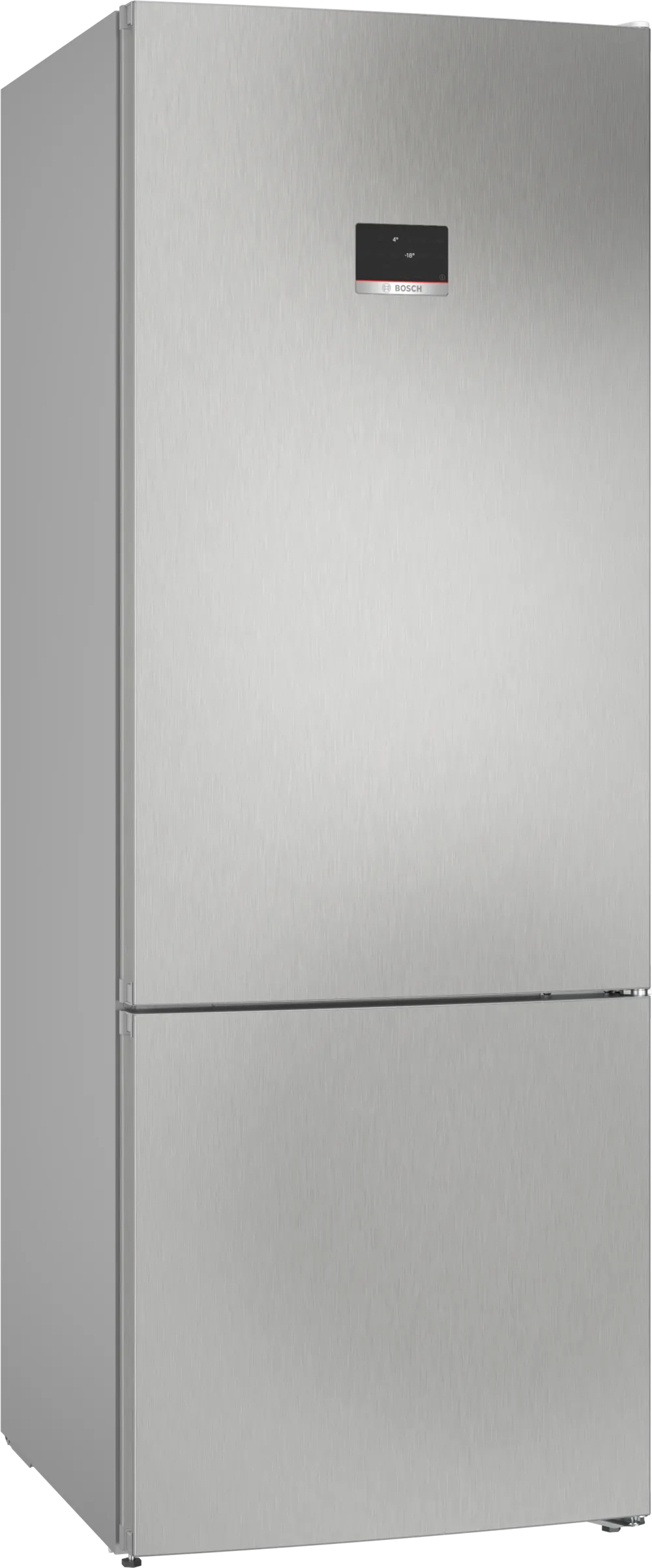 BOSCH KGN56XLEB Series 4 Freestanding Bottom Mount Refrigerator 193 x 70 cm Metal Look, Total No Frost