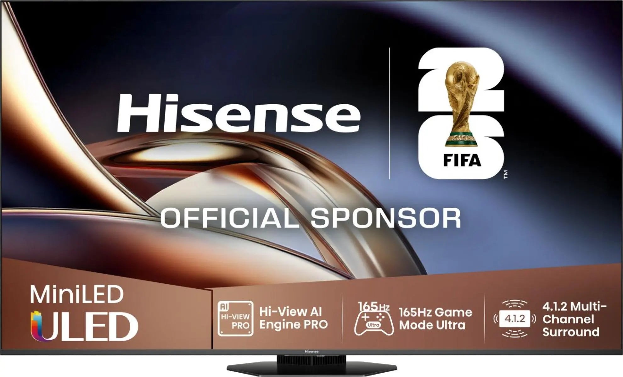 HISENSE -U8Q 55"/65"75"/85" U8Q | ULED MiniLED Smart TV 4K 165 Hz