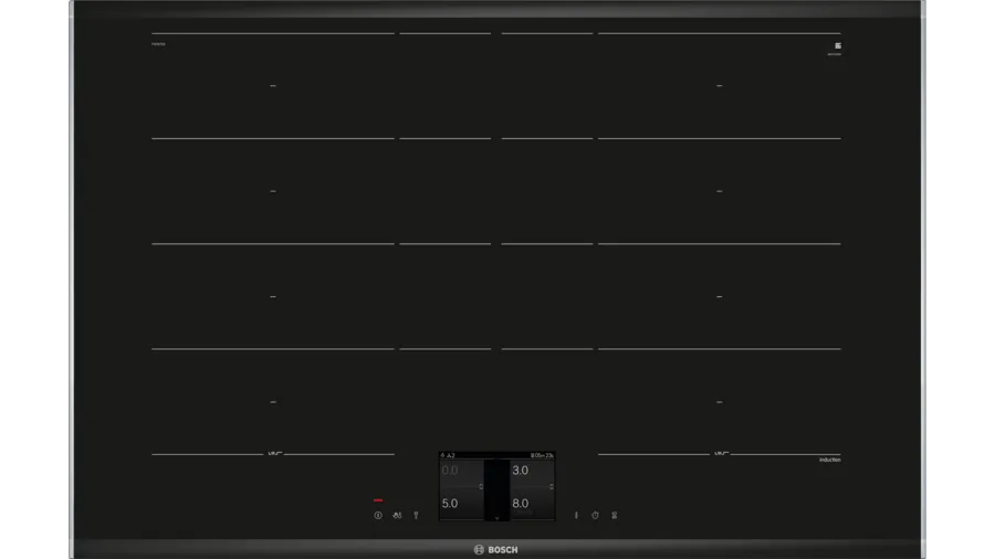 BOSCH PXY875KW1E Series 8 Built-In Induction Hobs 80 cm with Frame