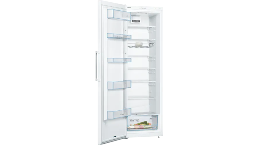BOSCH KSV36VWEP Series 4 Single Door Fridge 186 x 60 cm White