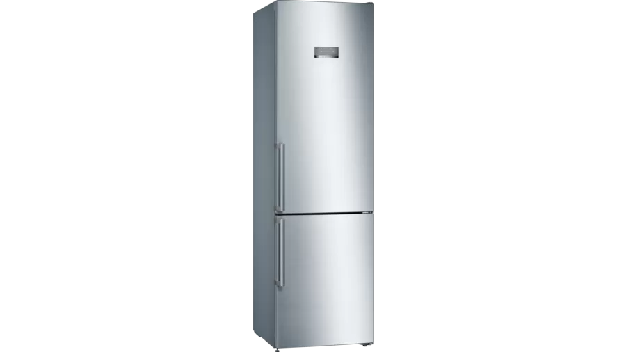 BOSCH KGN397IEQ Series 4 Freestanding Bottom Mount Refrigerator 203 x 60 cm Brushed Steel Anti-Fingerprint, Total No Frost