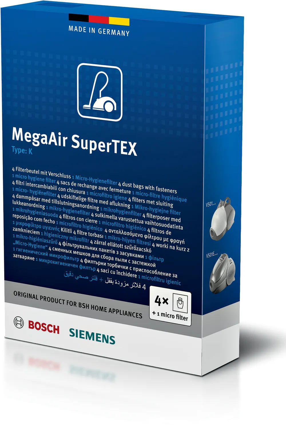 BOSCH BBZ41FK/00468265 Dust bag for vacuum cleaner Type K