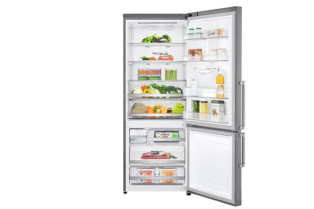 LG GBF567PZCMB Freestanding Bottom Mount Refrigerator Total No Frost 185 x 70.5 cm with Water Tap