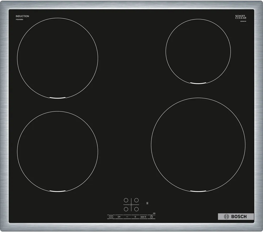 BOSCH PIE645BB5E Series 4 Built-In Induction Hobs 60 cm with Frame