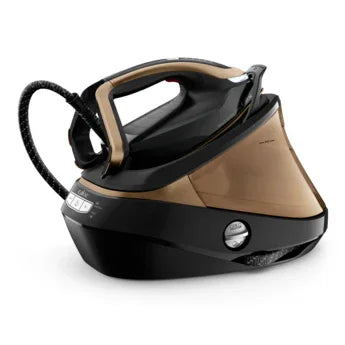 TEFAL GV9820 Pro Express Vision Steam Generator, Black/Gold