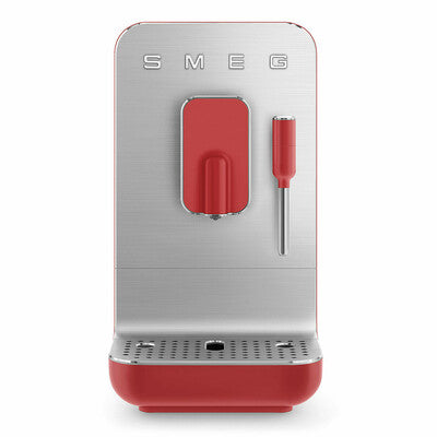 SMEG BCC02 50's Style Aesthetic Automatic Coffee Machine with Steam Wand