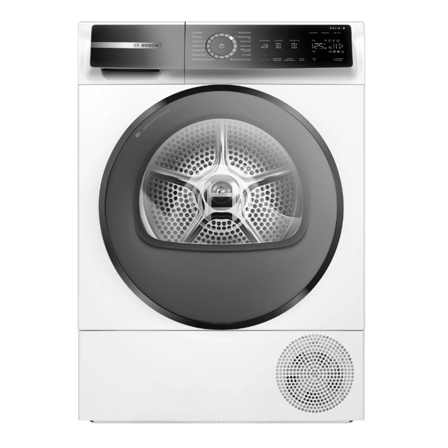 BOSCH WQB245B8GR Series 8 Tumble Dryer 9 kg White