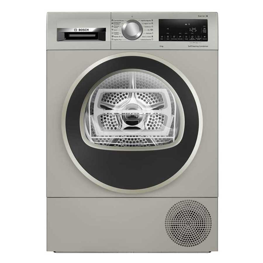 BOSCH WQG2450XES Series 6 Freestanding Tumble Dryer 9kg, Inox