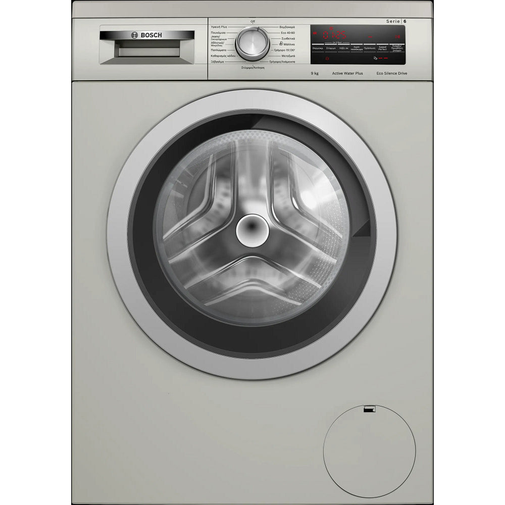 BOSCH WUU28TX2GR Series 6 Front Loading Washing Machine 9 kg, Inox