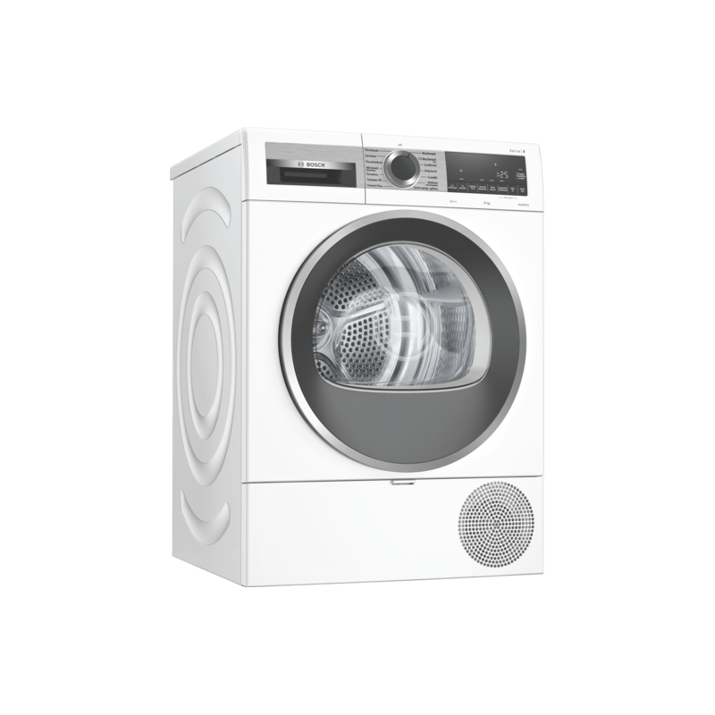 BOSCH WQG233D8GR Series 6 Tumble Dryer 8 kg White