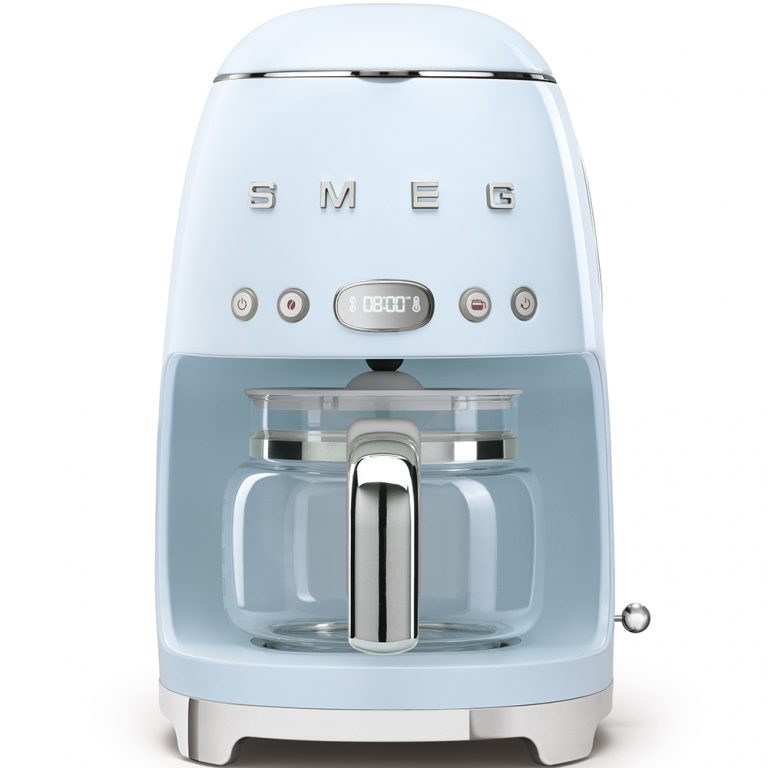 SMEG DCF02 50's Style Aesthetic Drip Coffee Machine, Black