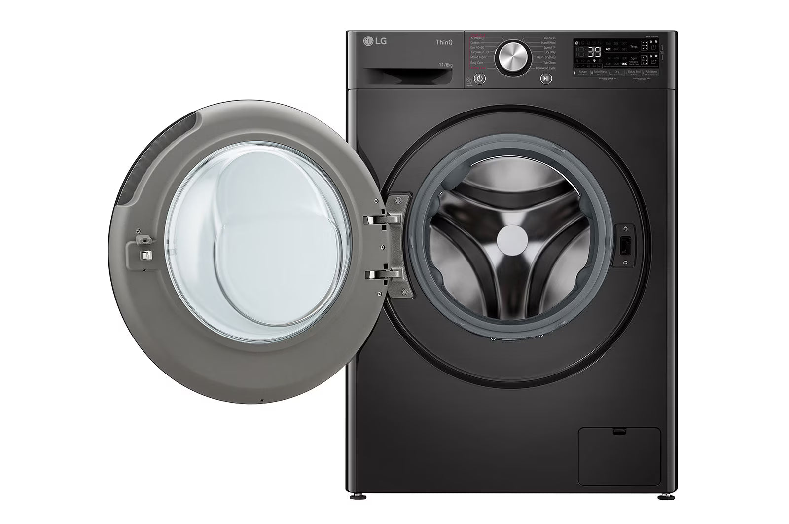 LG D4R7511TSBB LG Washer/Dryer 11/6kg TurboWash 360