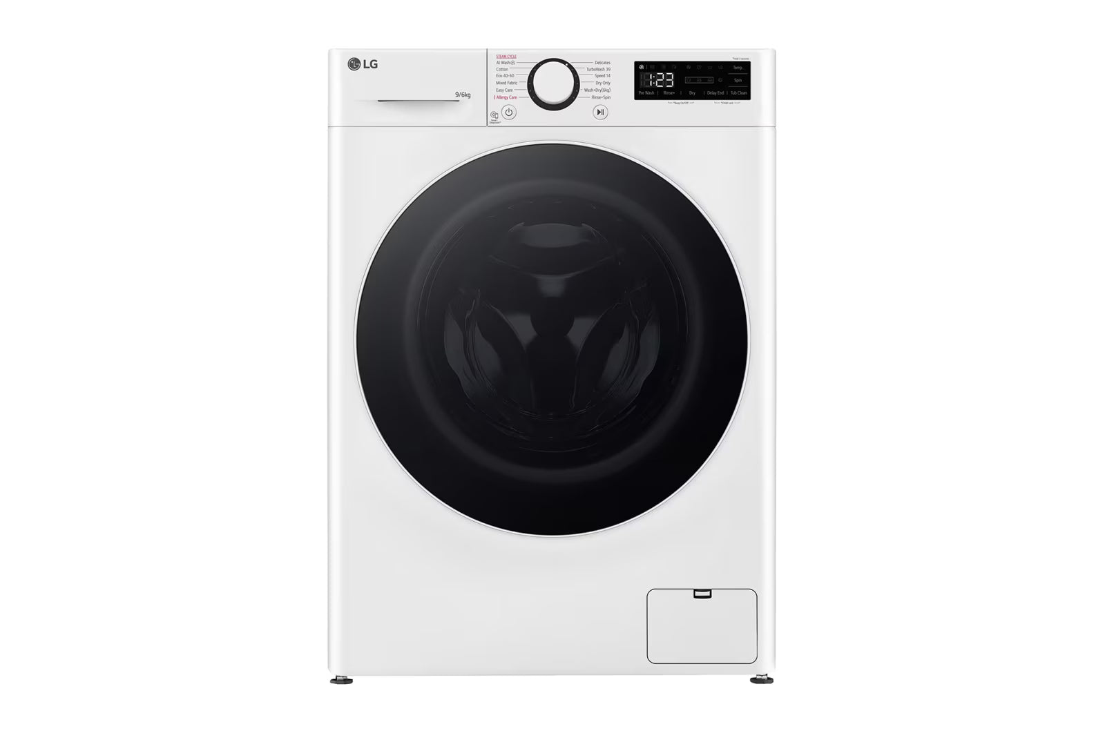 LG D4R5009TSWW Washer/Dryer 9/6kg, AI DD, Steam, TurboWash 360