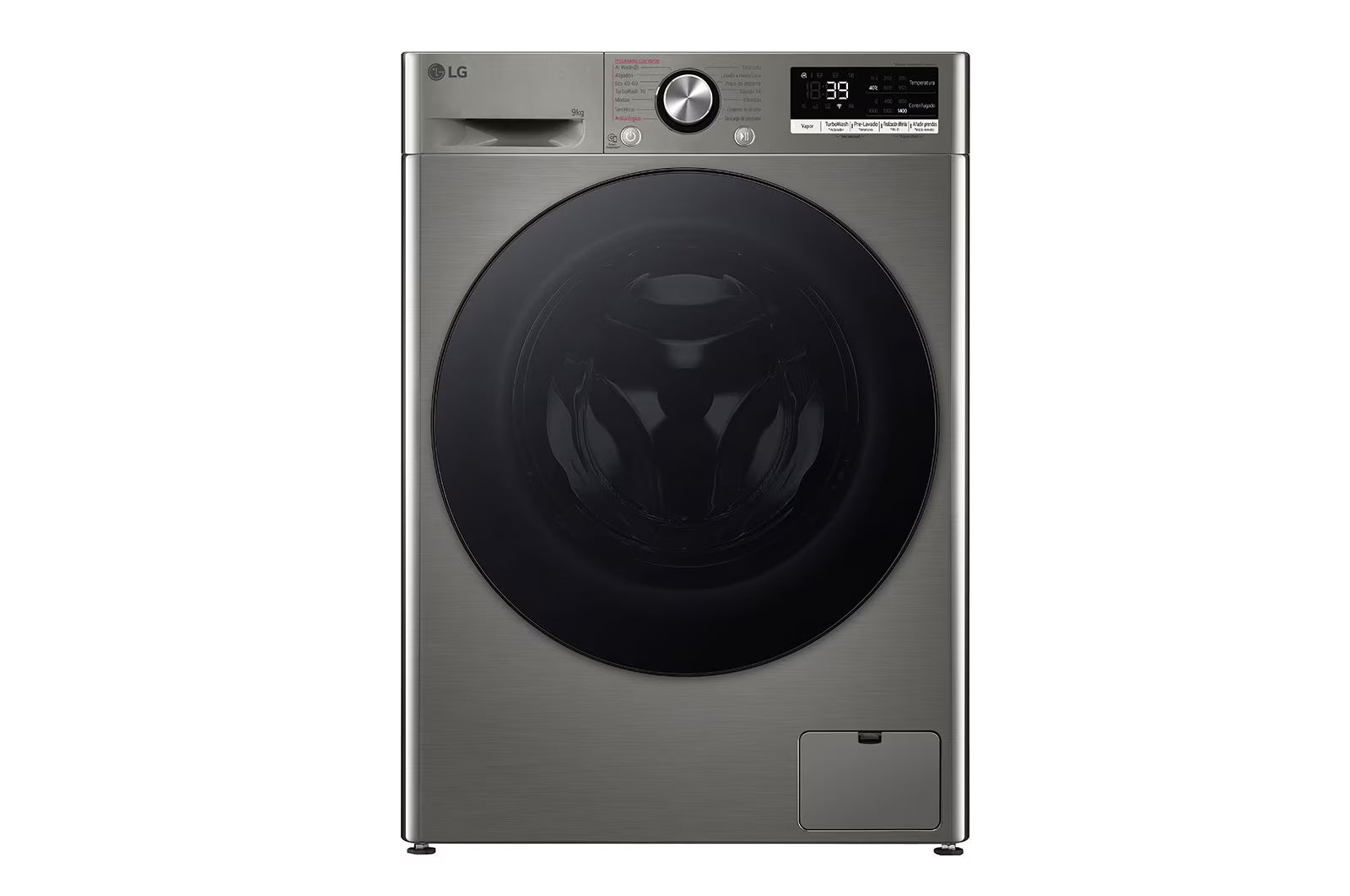 LG F4R7009TSSB Washing Machine 9kg, AI DD, Steam, TurboWash