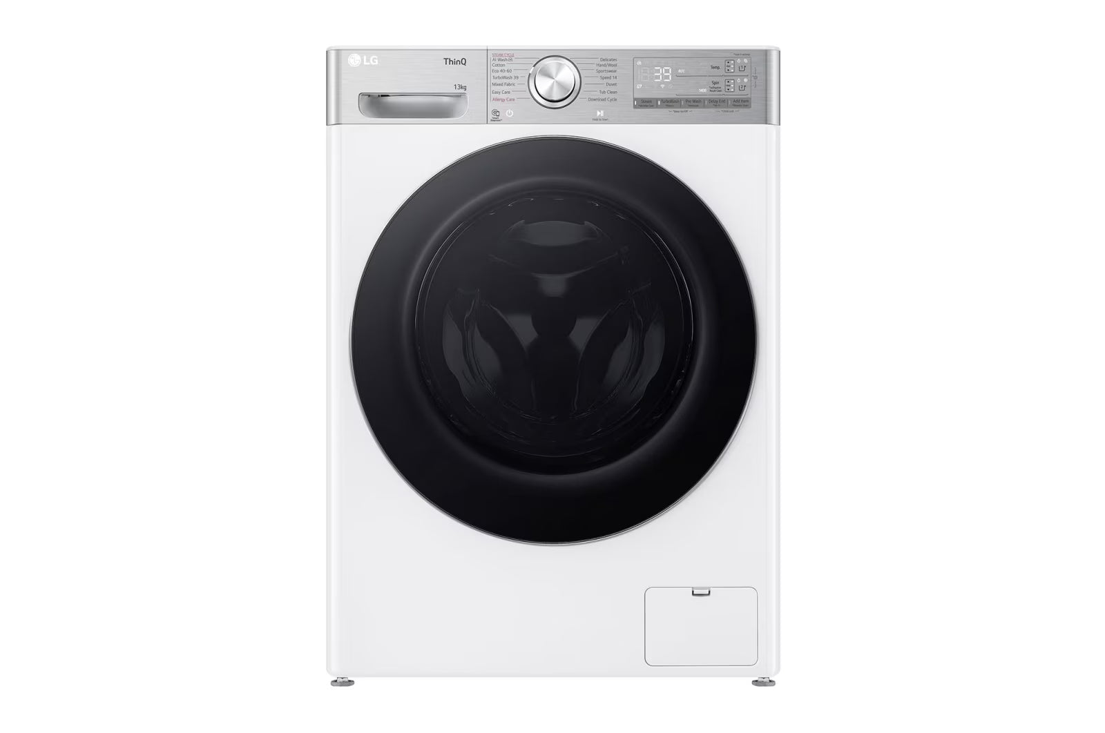 LG F4R9513TPWC Washing Machine 13kg, AI DD, Steam, TurboWash