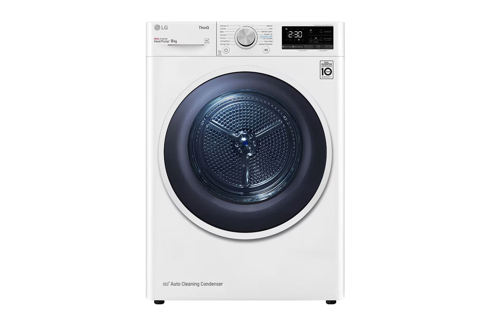 LG RH80V9AVHN Hybrid Tumble Dryer 8 kg