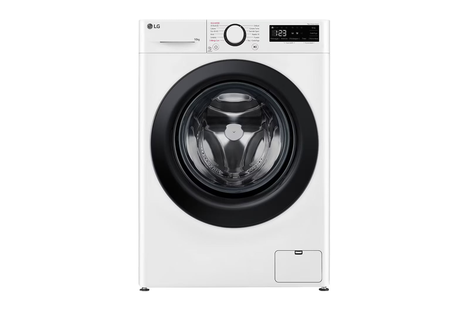 LG F4R3010NSWB Washing Machine 10kg, AI DD, Steam