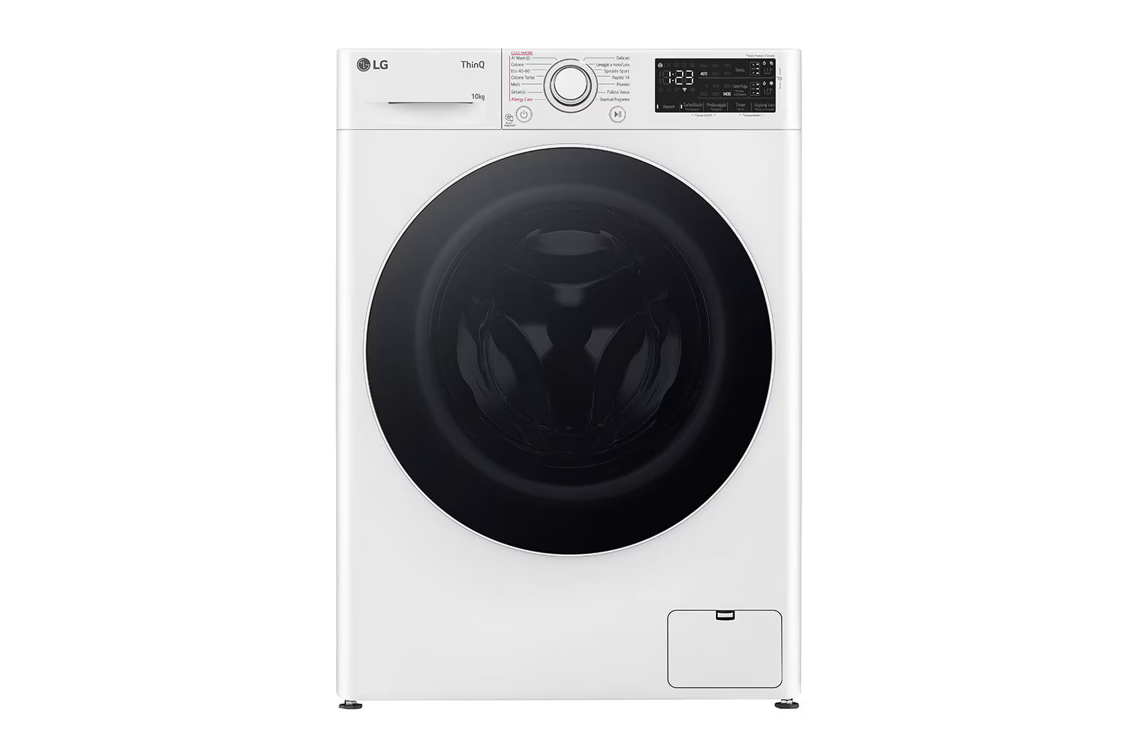 LG F4R3710NSWW Washing Machine 10kg, AI DD, Steam