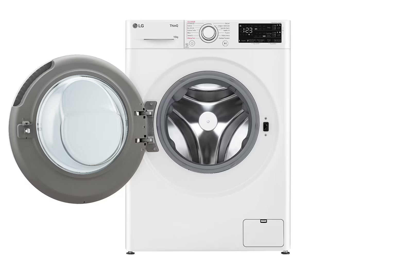 LG F4R3710NSWW Washing Machine 10kg, AI DD, Steam
