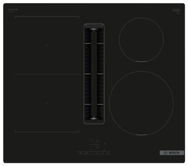 BOSCH PVS611B16E Series 4 Induction Hobs with Integrated Hood 60 cm Frameless