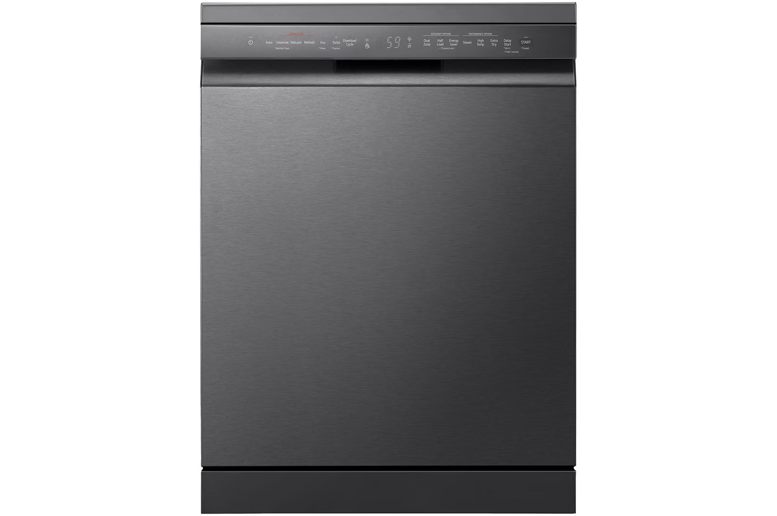 LG DF365FMS QuadWash Steam Freestanding Dishwasher