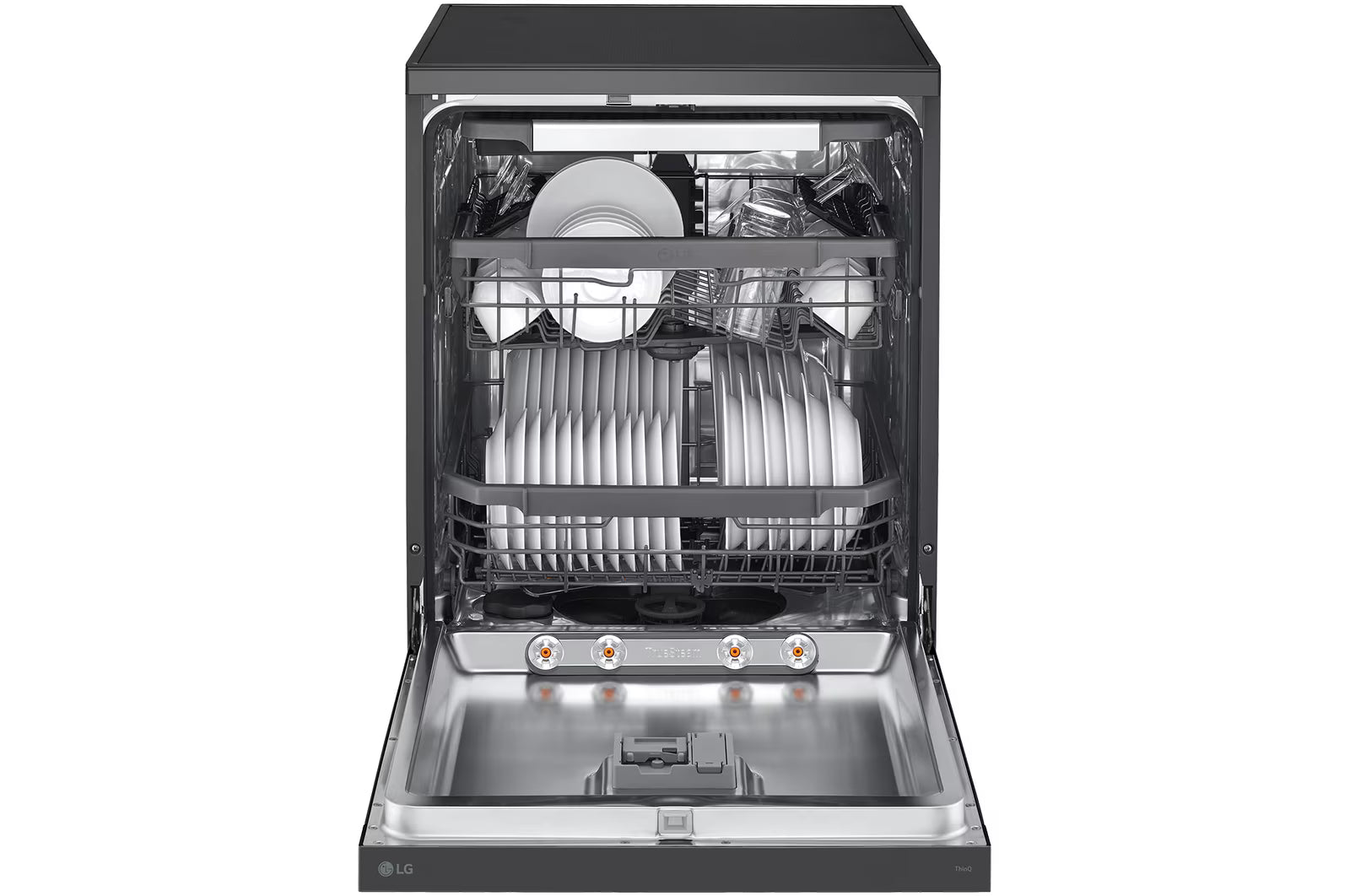 LG DF365FMS QuadWash Steam Freestanding Dishwasher