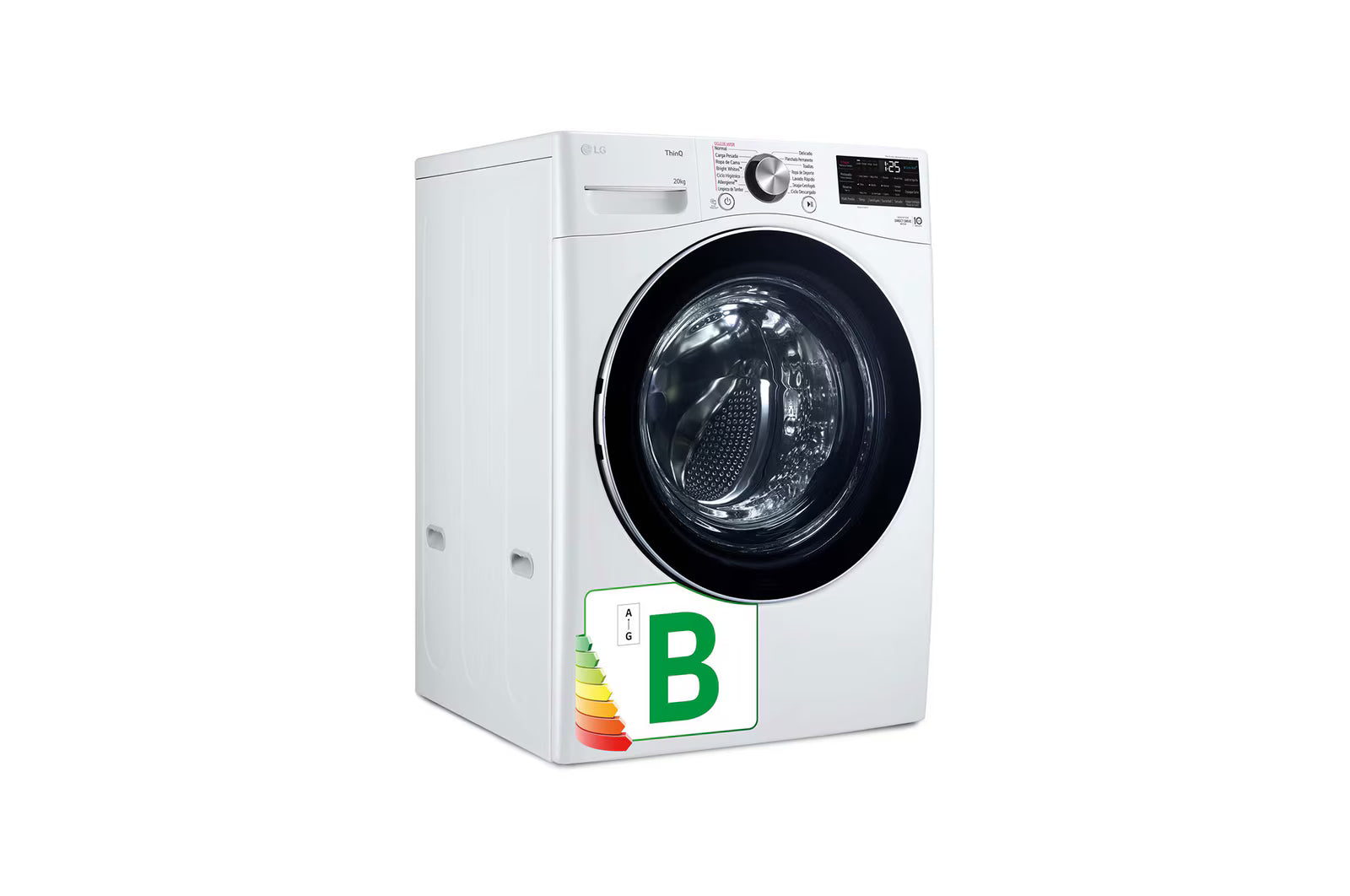 LG F0P3CYV2W Washing Machine 20kg, AI DD, Steam, TurboWash