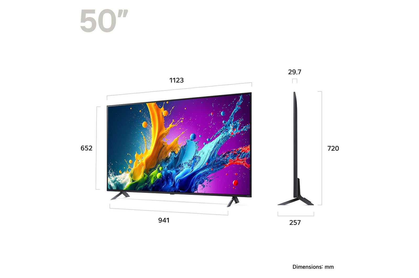LG QNED AI QNED80 4K Smart TV 2024
