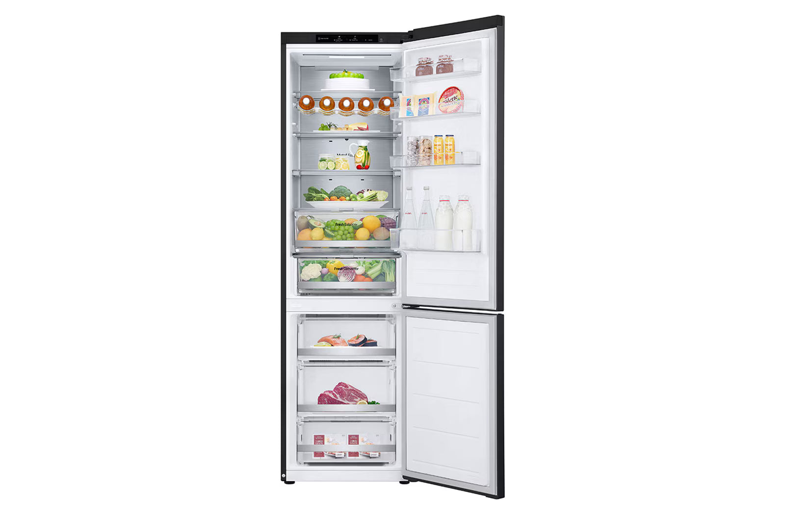 LG GBV7280AEV Freestanding Bottom Mount Refrigerator Total No Frost 203 x 59.5 cm
