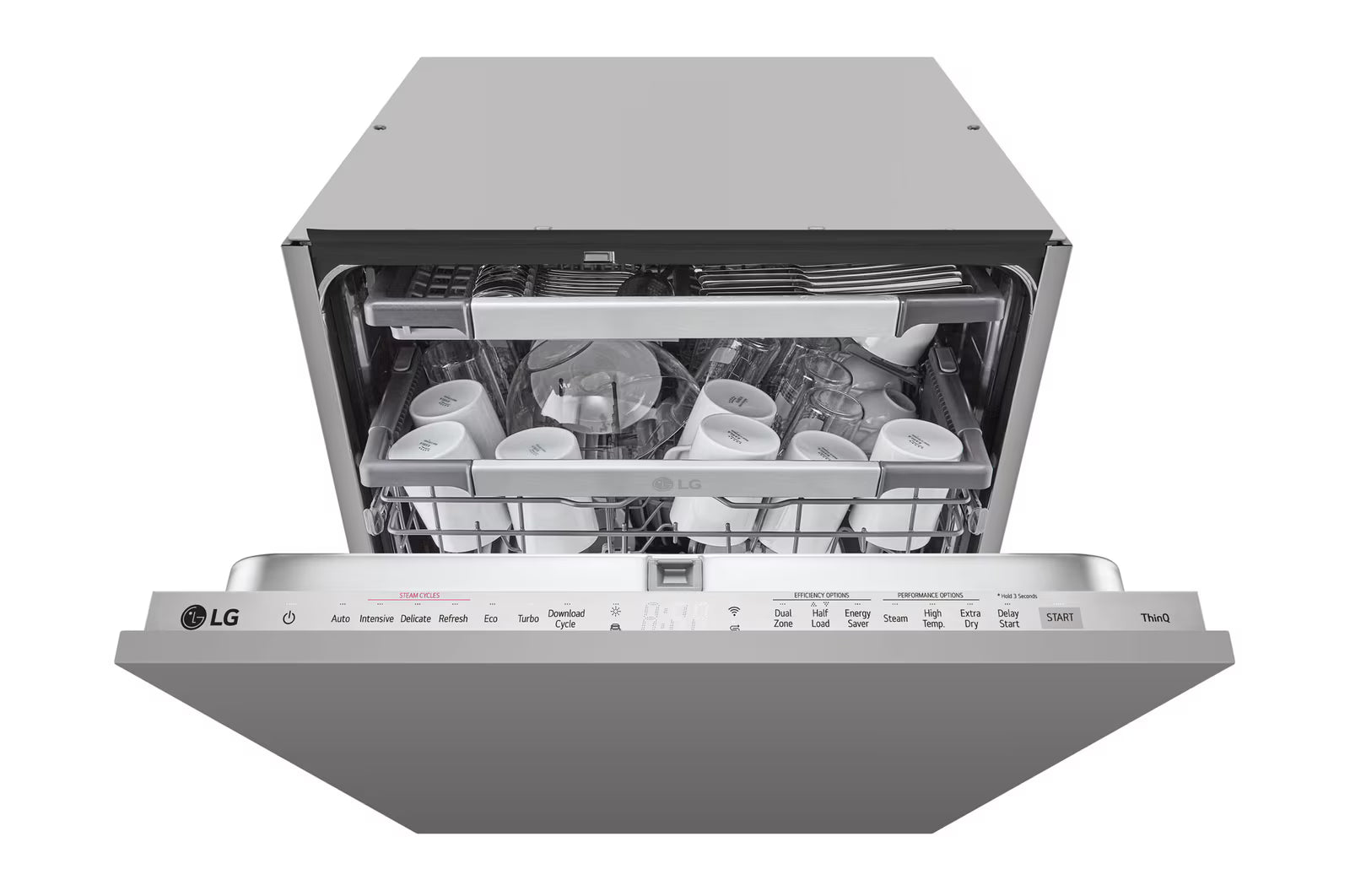 LG DB476TXS TrueSteam Fully Integrated Dishwasher