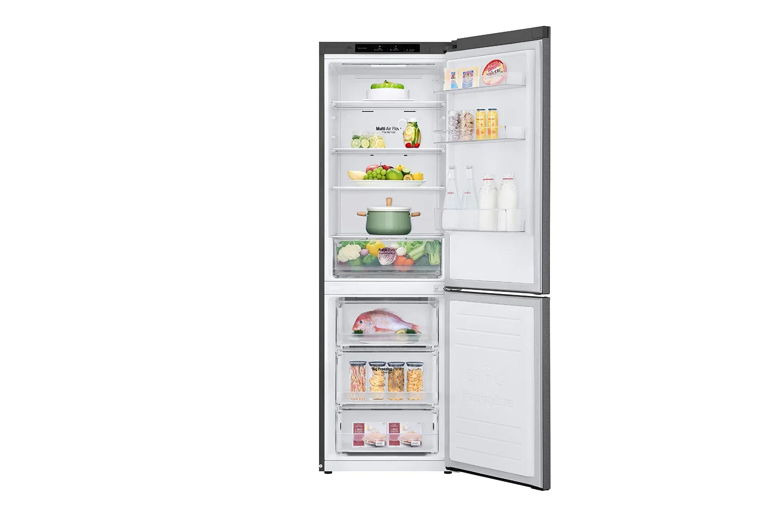 LG GBP31DSLZN Bottom Mount Refrigerator Total No Frost 186 x 59.5 cm
