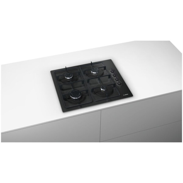 jlf electronics bosch pop6b6b80 series 2 gas hobs 60 cm hardened crystal black