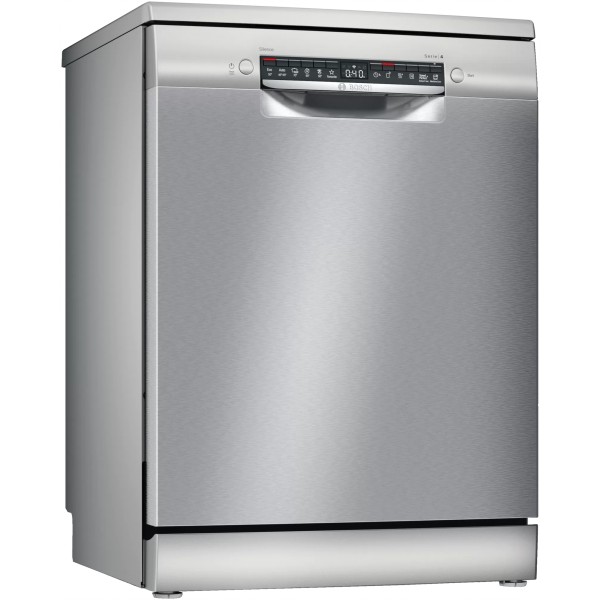 jlf electronics bosch sms4hti33e series 4 freestanding dishwasher 60 cm inox