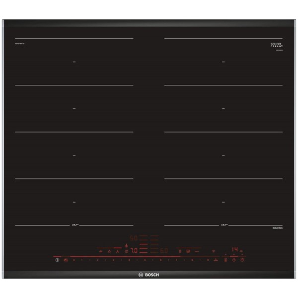 jlf electronics bosch pxx675dv1e series 8 induction hobs 60 cm black built in with frame