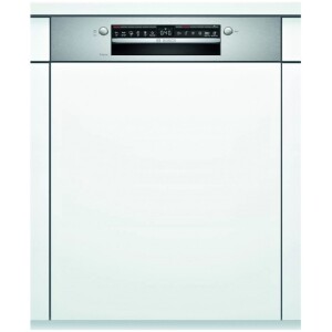jlf electronics bosch smi4hts31e series 4 semi integrated dishwasher with visible front 60 cm stainless steel