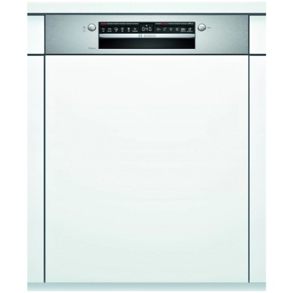 jlf electronics bosch smi4hts31e series 4 semi integrated dishwasher with visible front 60 cm stainless steel