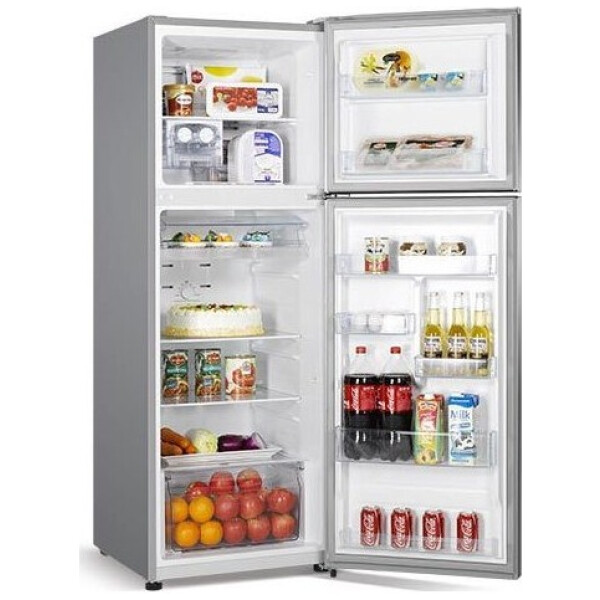 jlf electronics hisense rt417n4dc1 two door refrigerator 322lt nofrost inox