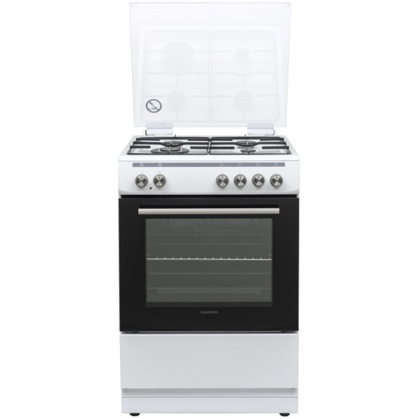 jlf electronics daewoo f6cg16wm2 freestanding cooker electric oven gas top