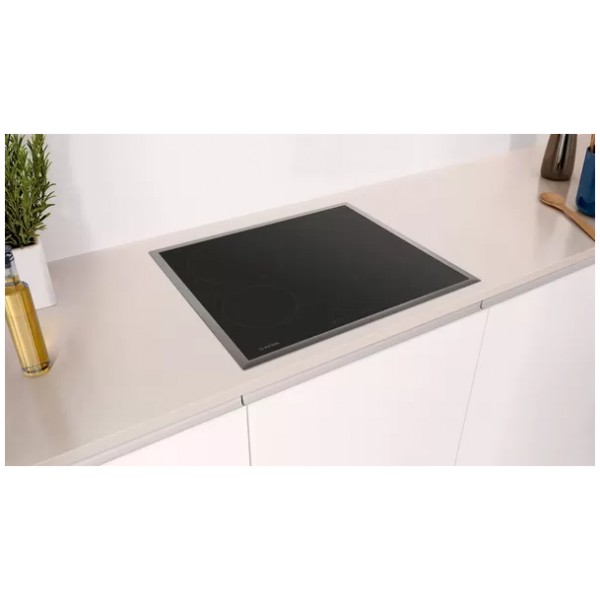 pitsos crs645t06 electric hobs 60 cm black built in with frame