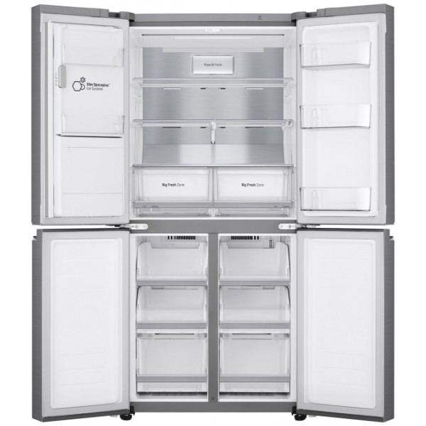 lg gml844pz6f horizontal layout refrigerator multi door slim total no frost 1787 x 835 cm