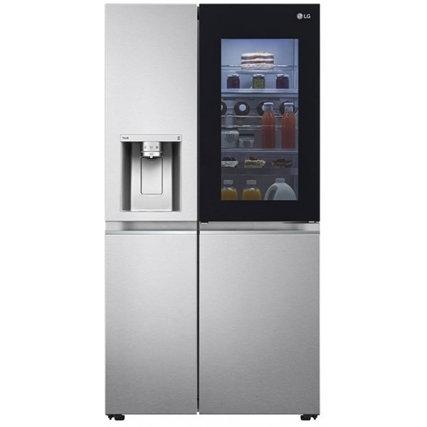 jlf electronics lg gsxv91bsaf total no frost upright refrigerator sxs with instaview door in door® 1790 x 913 cm