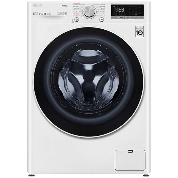 jlf electronics lg f2dv5s8h0e washerdryer slim 855kg clothes ai dd™ steam turbowash™