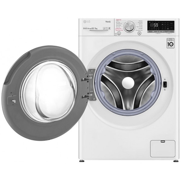 jlf electronics lg f2dv5s8h0e washerdryer slim 855kg clothes ai dd™ steam turbowash™