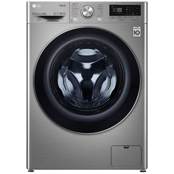 jlf electronics lg f4wv708s2te washing machine 8kg ai dd™ steam turbowash™360˚