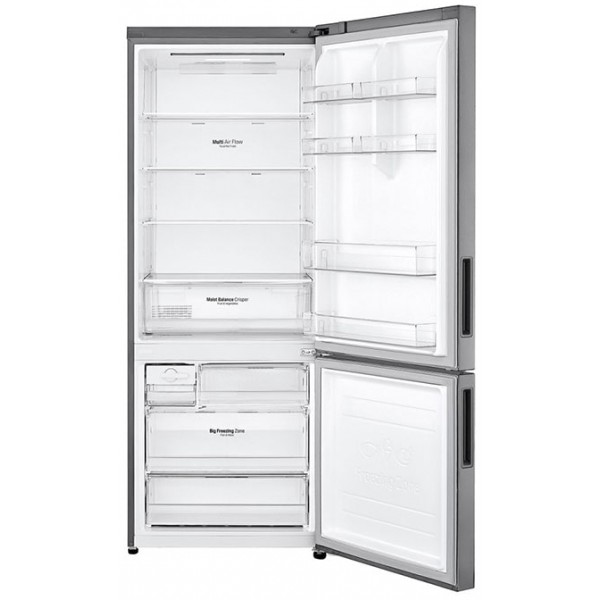 jlf electronics lg gbb566pzhmn total no frost fridge freezer 185 x 705 cm