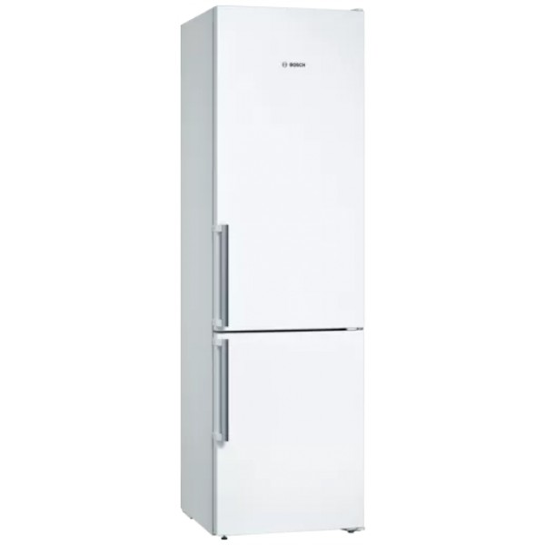 jlf electronics bosch kgn39vweq series 4 freestanding fridge freezer 203 x 60 cm white