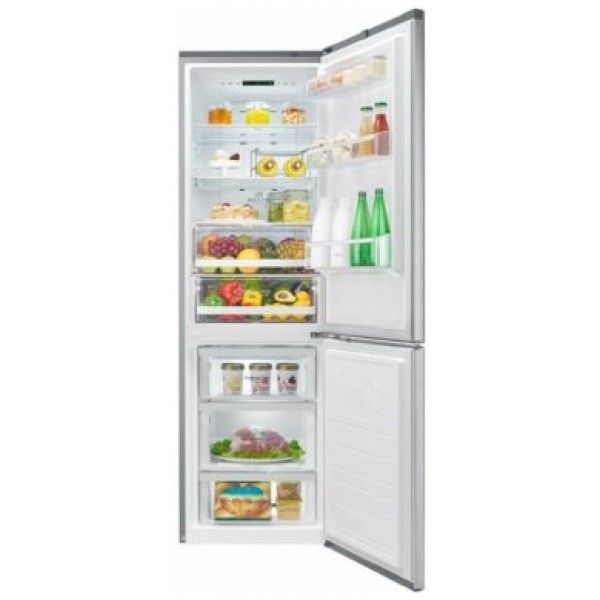 jlf electronics hitachi rb411pru0pwh freestanding fridge freezer 595cm