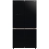 jlf electronics hitachi rwb640vru0gbk side by side fridge freezer 4 doors