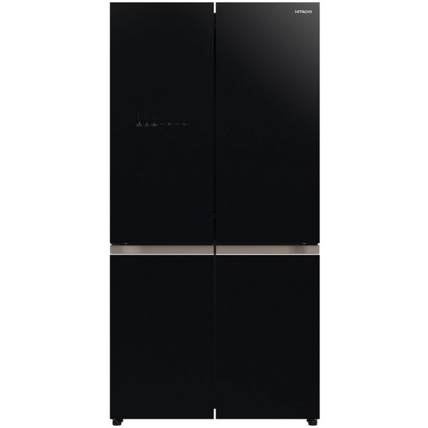 jlf electronics hitachi rwb640vru0gbk side by side fridge freezer 4 doors